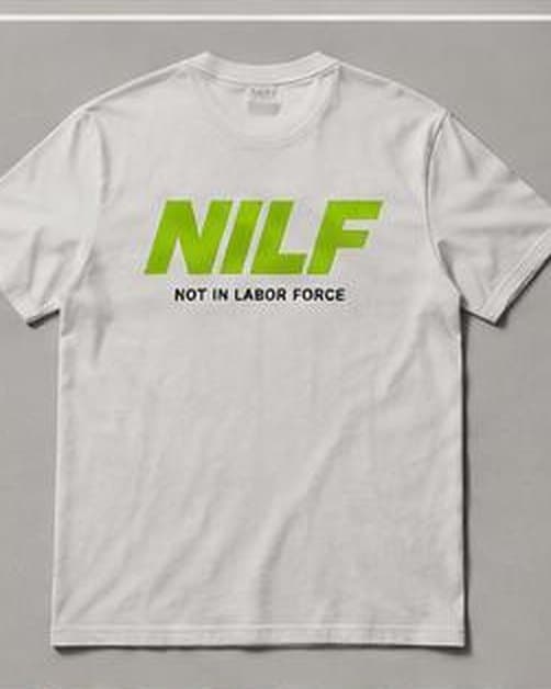Uniform tee in white, flat